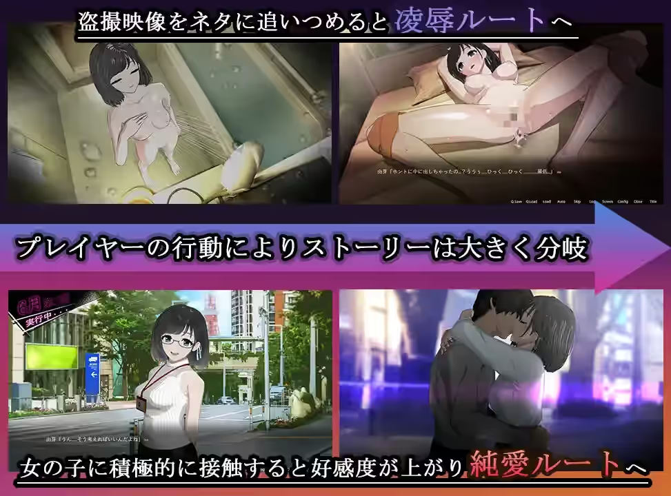 偷窥女孩私生活的偷拍洗脑SLG 截图 7