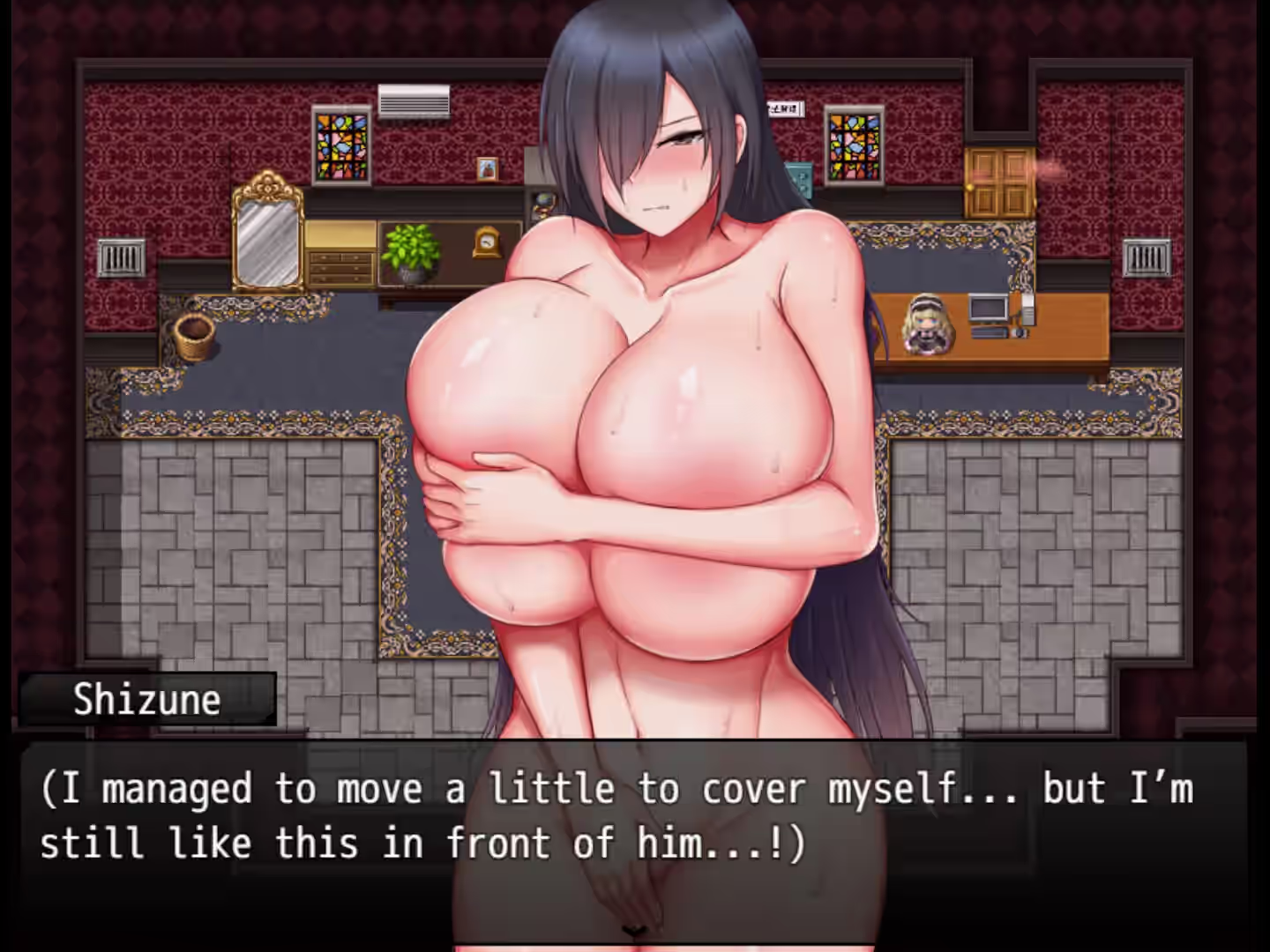 灼炎之巫女 静音 ～爆乳母女的色情大奶净化物语～ 截图 5