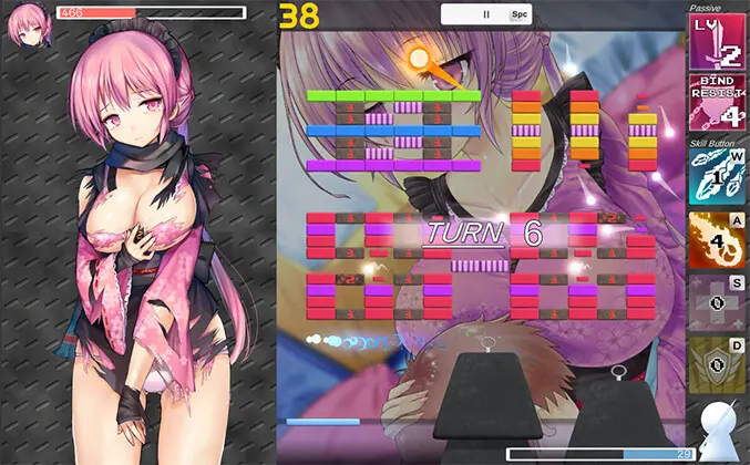TOKAI Girl -Block Breaking RPG- 截图 1