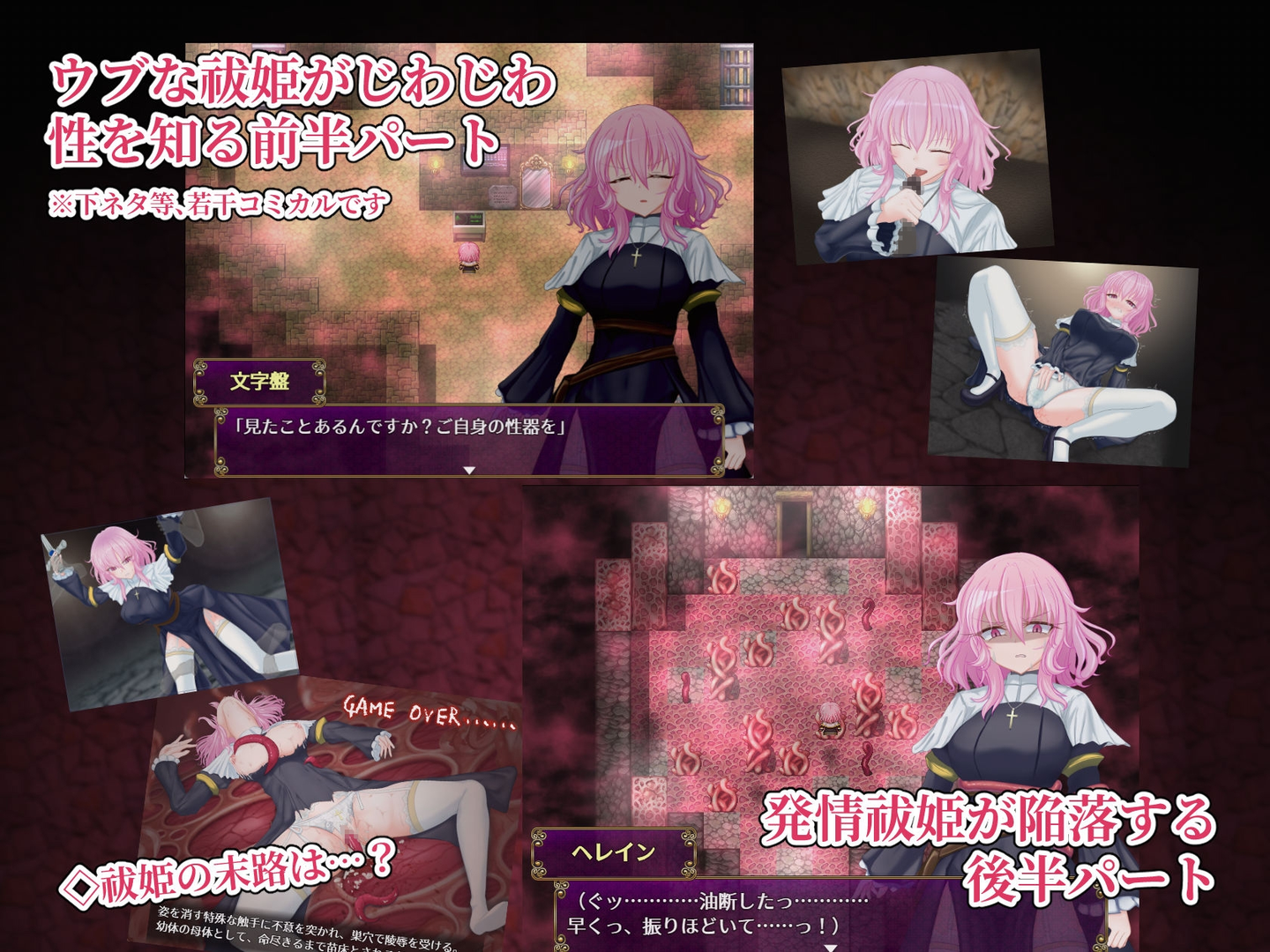 退魔神官蕾茵与魔淫之洞窟 截图 1